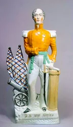 Staffordshire-Figur von Lord Raglan